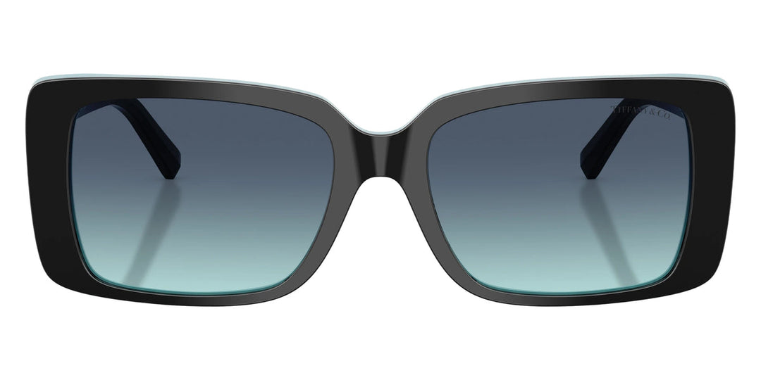 Tiffany &amp; Co TF4249 Rectangular Sunglasses in Black Blue