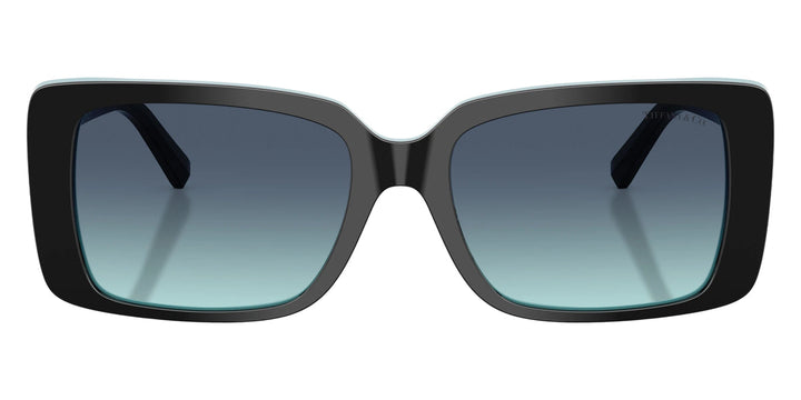 Tiffany &amp; Co TF4249 Rectangular Sunglasses in Black Blue