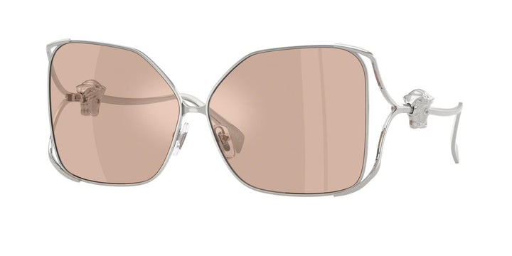 Burberry BE4291 Gafas de sol con escudo espejado en dorado