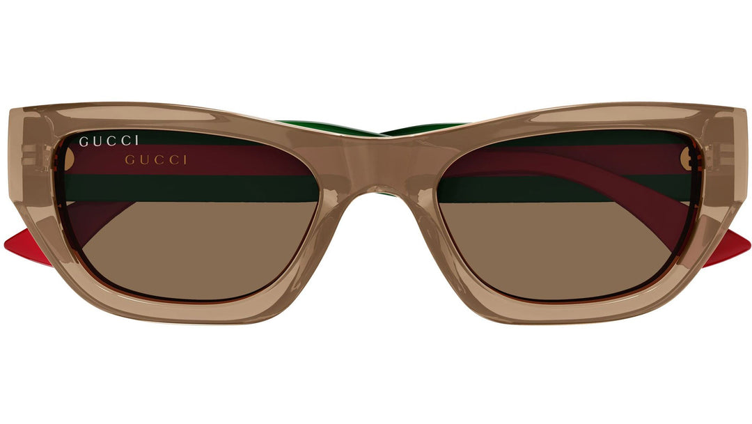 Gafas de sol extragrandes Gucci GG0817S con lentes grises 