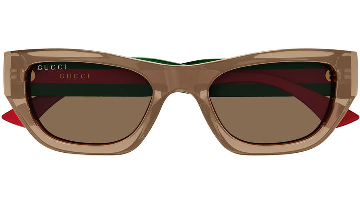 Gafas de sol extragrandes Gucci GG0817S con lentes grises 
