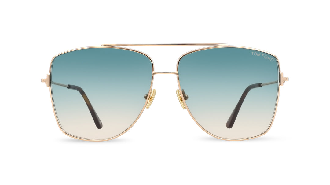 Tom Ford Reggie FT0838 Aviator Sunglasses in Blue Lens