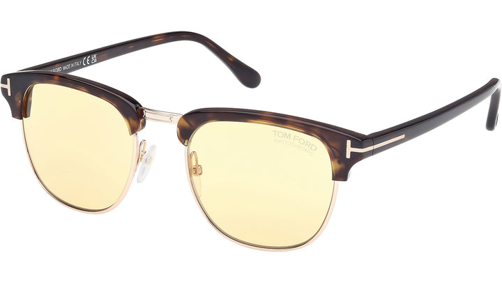 Tom Ford FT0248 Henry Sunglasses in Havana Yellow Photochromic