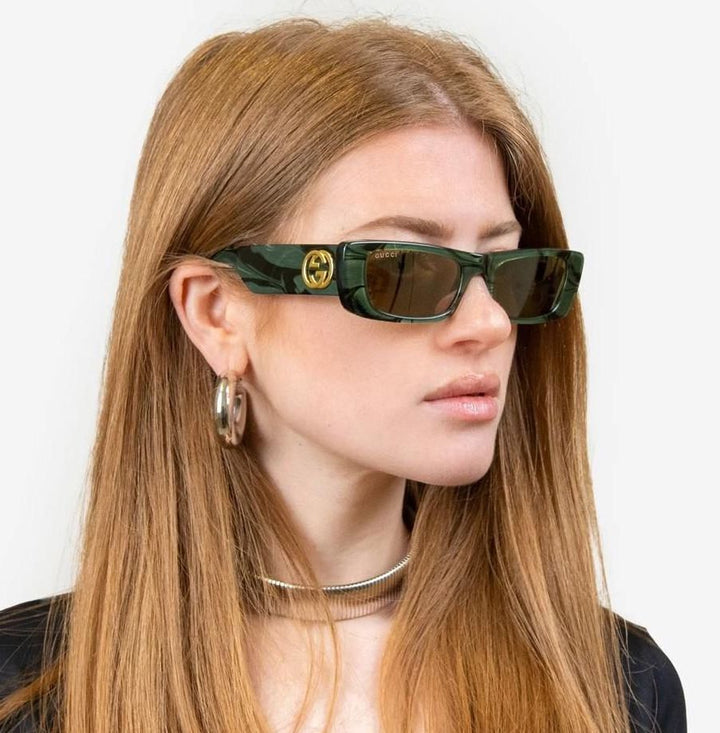 Gucci GG0516S Green Sunglasses