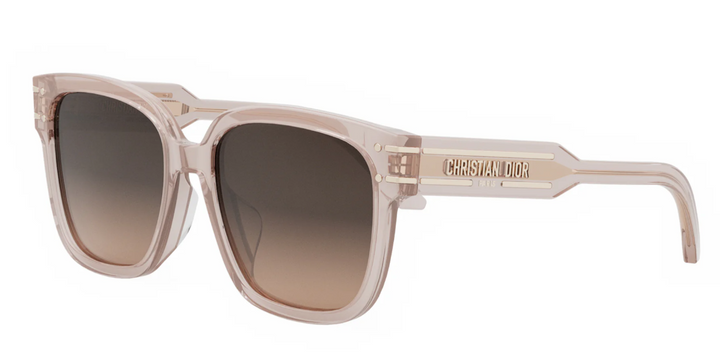 Dior Signature S7F Sunglasses in Transparent Pink
