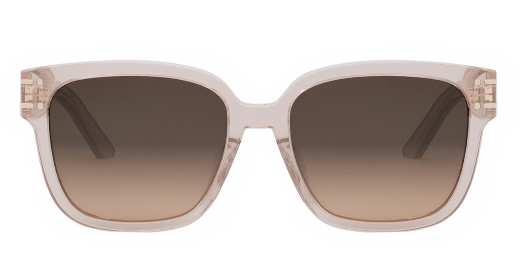 Dior Signature S7F Sunglasses in Transparent Pink