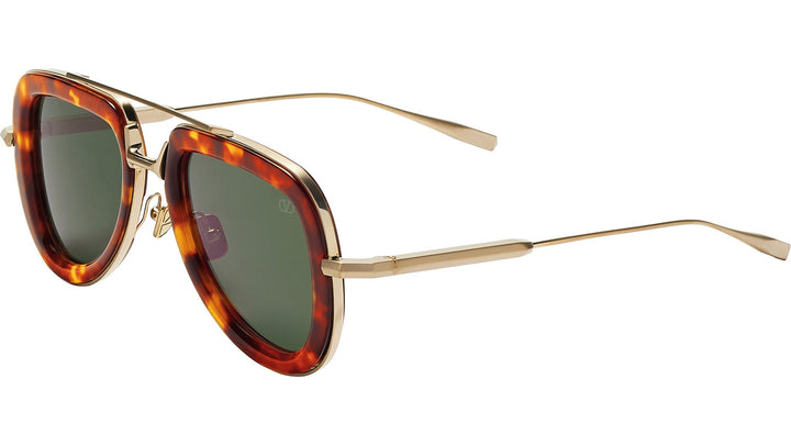 Valentino V-Lstory Brown Aviator Sunglasses