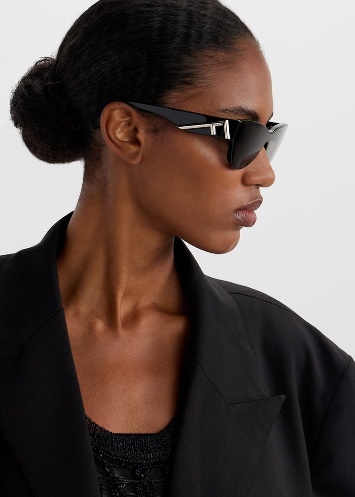 Fendi FE40135I First Cat Eye Sunglasses in Black – Designer