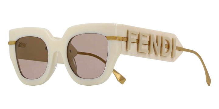 Fendi Fendigraphy FE40097I Ivory Logo Sunglasses