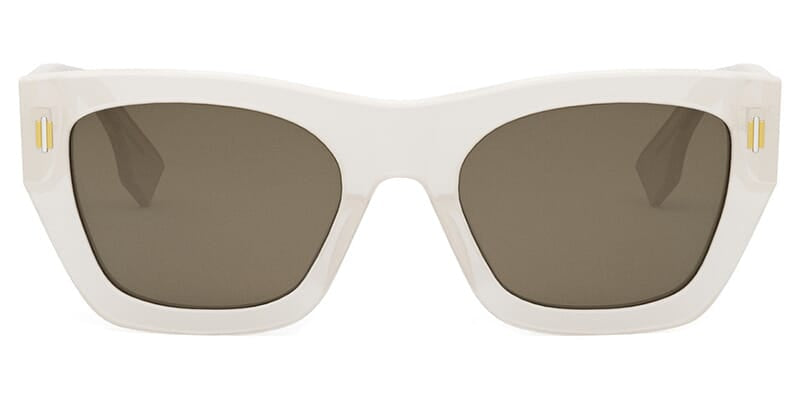 Fendi Roma FE40100I Sunglasses in Ivory