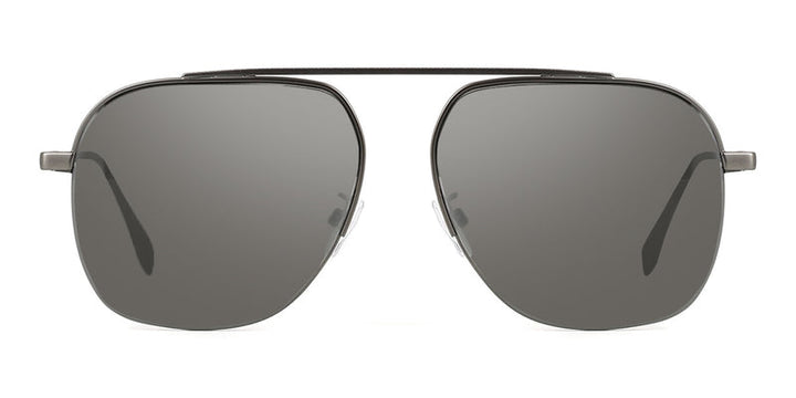 Fendi FE40005U Metal Aviator Sunglasses in Grey