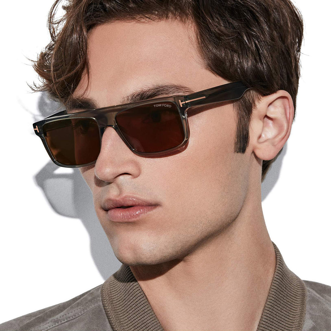 Tom Ford Philippe FT0999 Sunglasses in Clear Brown