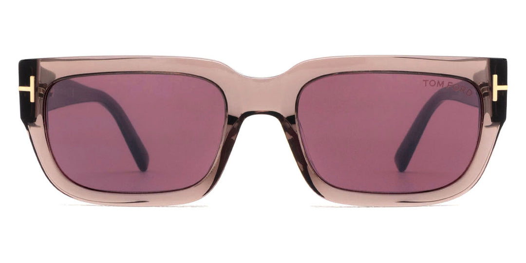 Tom Ford Ezra FT1075 Sunglasses in Shiny Light Brown