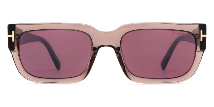 Tom Ford Ezra FT1075 Sunglasses in Shiny Light Brown