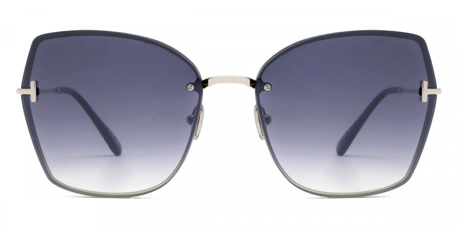 Tom Ford Nickie FT1107 Sunglasses in Silver Grey