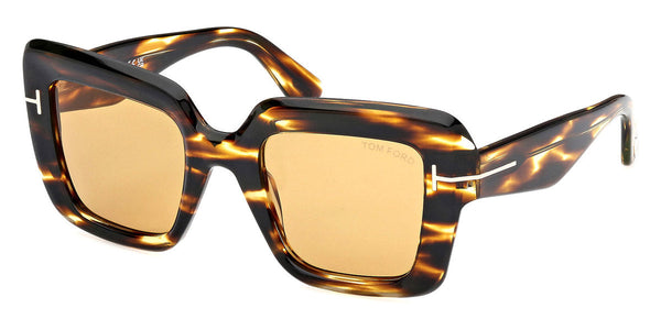 Tom Ford Esme FT1157 Square Sunglasses in Brown Yellow