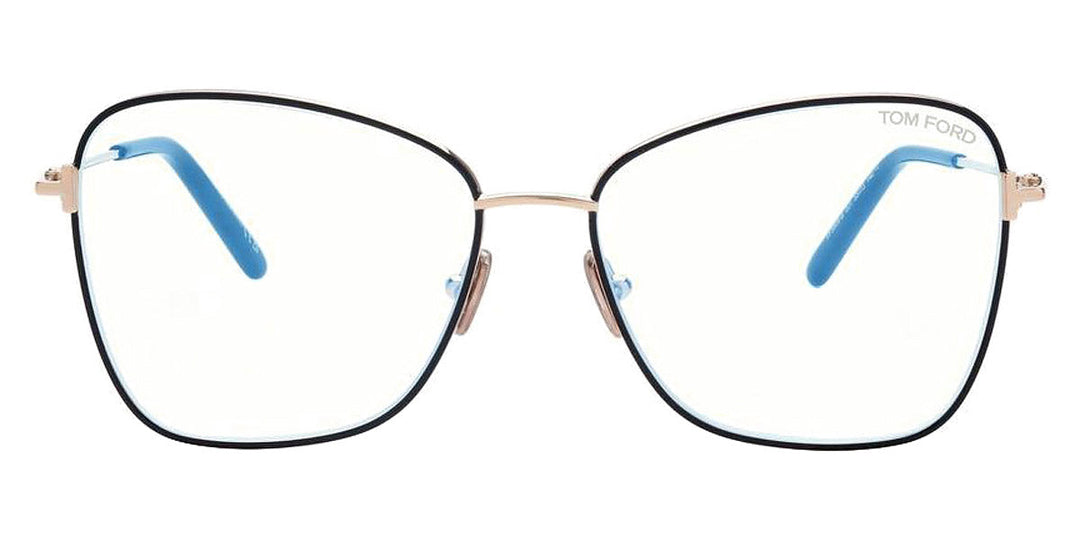 Tom Ford FT5906-B Black Metal Butterfly Bluelight Frames