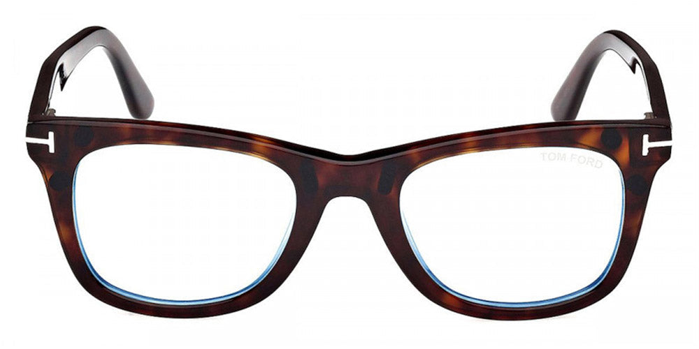Tom Ford FT5970-B Clip On Square Sunglasses in Havana Brown