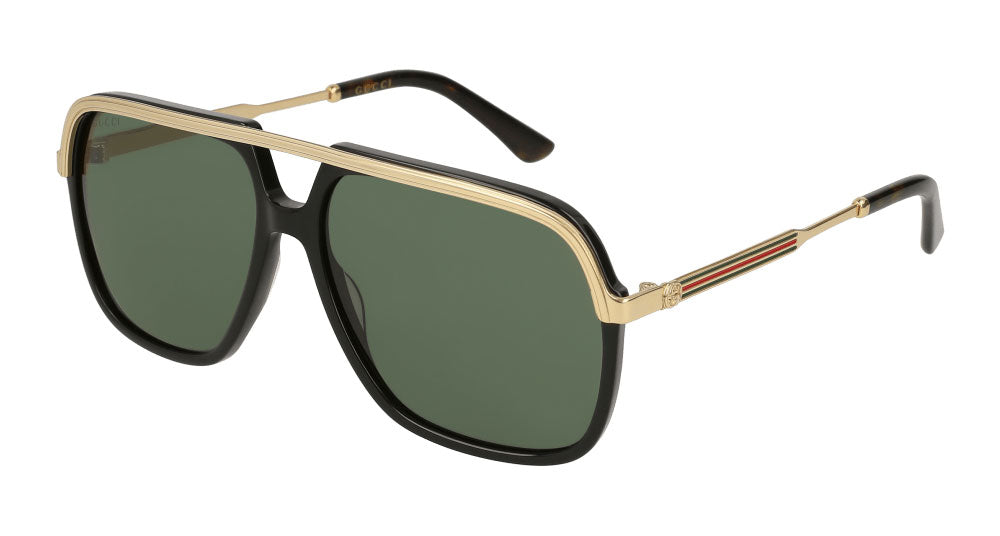 Gafas de sol de aviador Gucci GG0200S en transparente