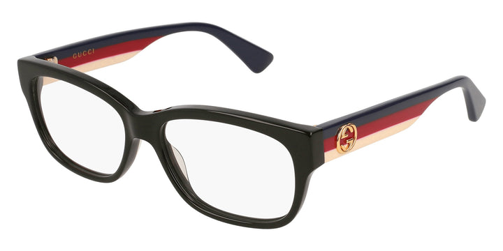 Gucci GG0278O Marcos De Piernas A Rayas Negras 