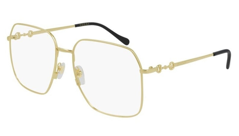 Gucci GG0952O Oversized Metal Square Frames in Gold