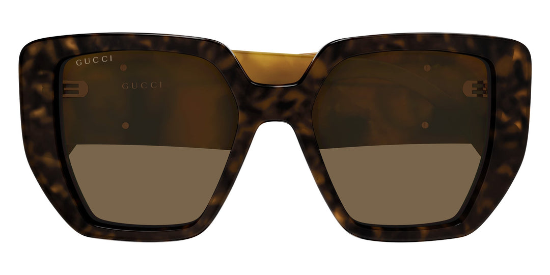 Gucci GG0956S Oversized Sunglasses in Havana Brown