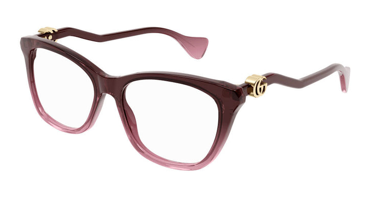 Monturas cuadradas estilo ojo de gato Gucci GG1012O en negro