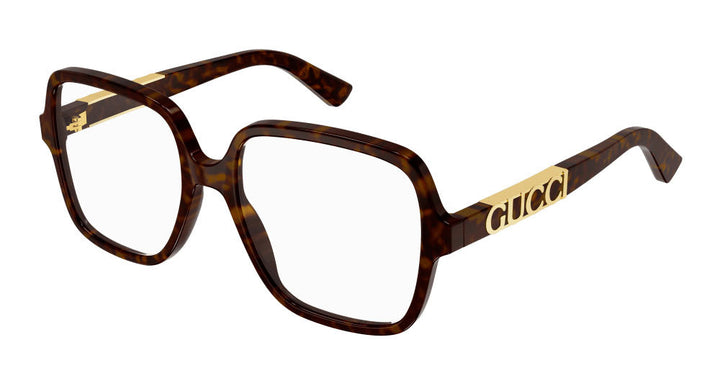 Monturas cuadradas Gucci GG1193O en negro 