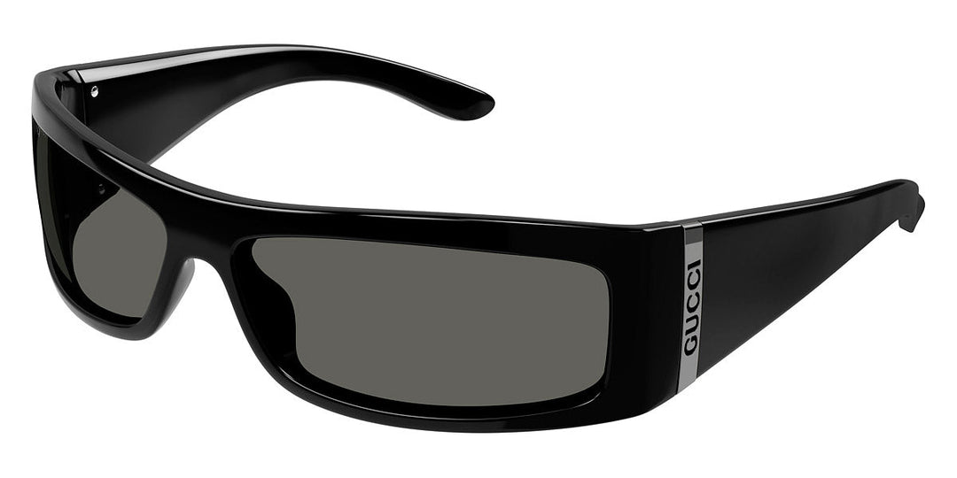 Gucci GG1492S Shield Sunglasses in Black