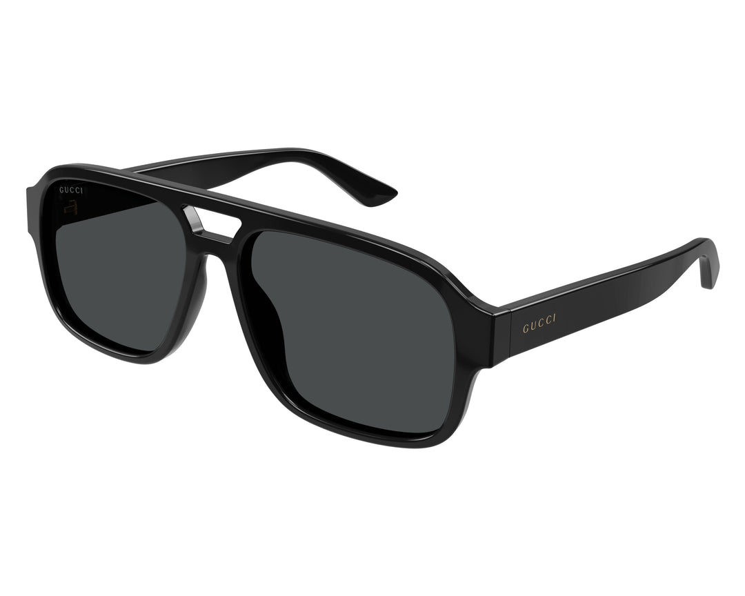 Gucci GG1342S Black Aviator Sunglasses