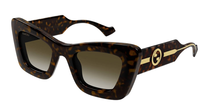 Gucci GG1552S Brown Cat Eye Sunglasses