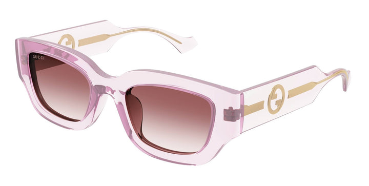 Gucci GG1558SK Transparent Pink Sunglasses