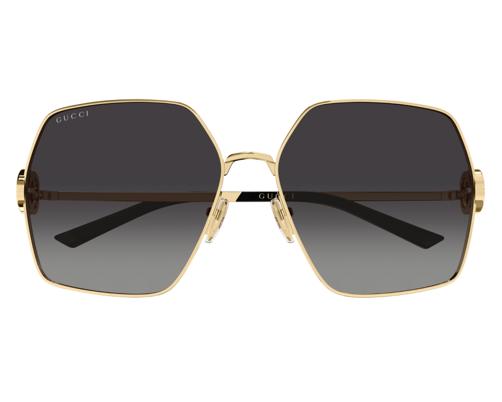 Gafas de sol extragrandes Gucci GG0817S con lentes grises 