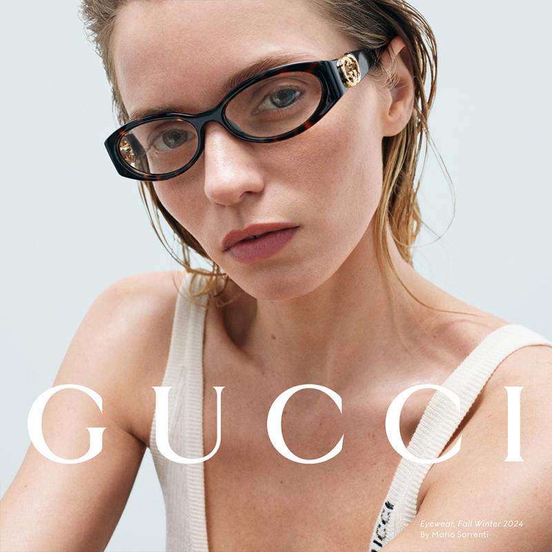 Gucci GG1693O Slim Frames in Havana Brown