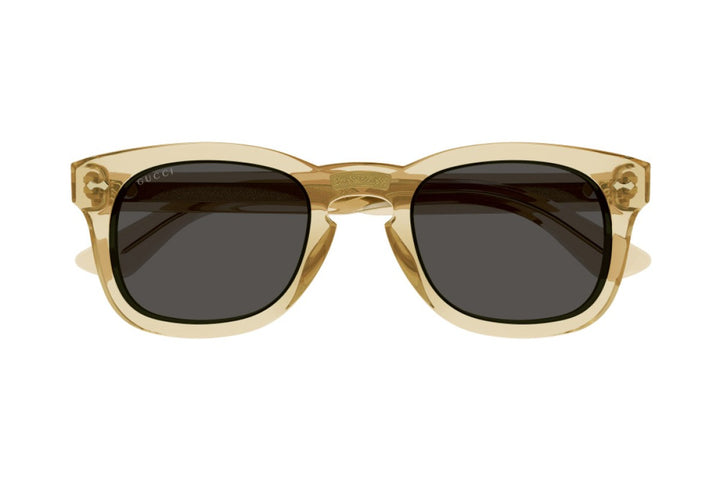 Gucci GG0182S Transparent Yellow Sunglasses