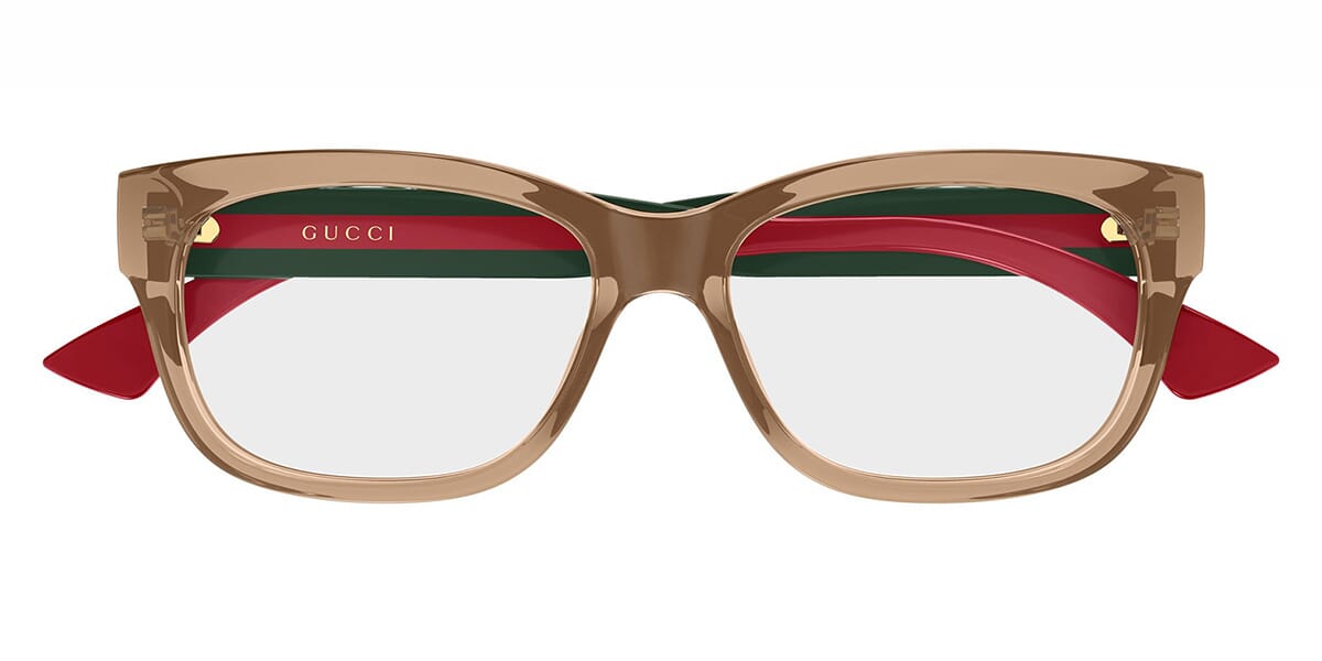 GUCCI ブラウン ニーハイブーツ ストライプ Gucci GG0278ON Transparent Brown Striped Leg | Designer Daydream