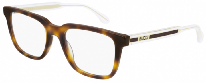 Gucci GG0560O Bold Rectangle Eyeglasses Frames in Brown