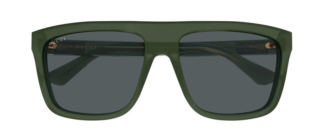 GG0748S Unisex Rectangular Sunglasses in Green