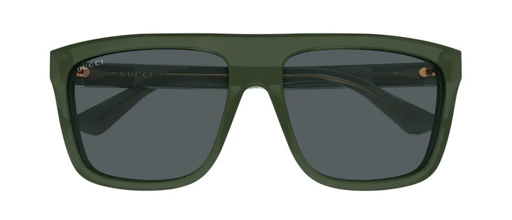 GG0748S Unisex Rectangular Sunglasses in Green
