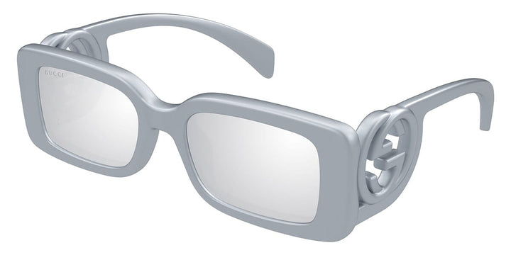 Gucci GG1325S Slim Sunglasses in Silver Mirror