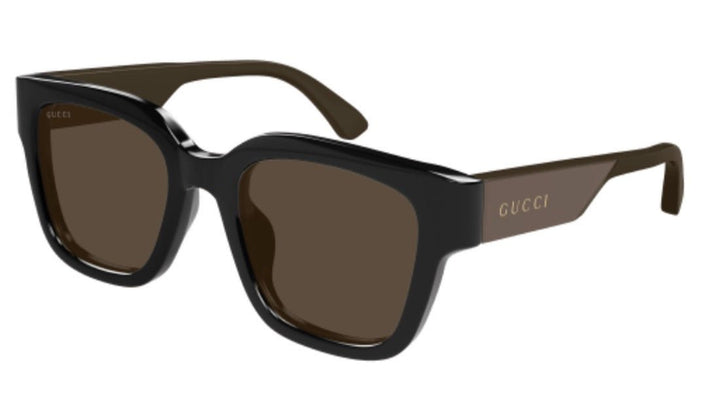 Gucci GG1670SK Black Brown Square Sunglasses