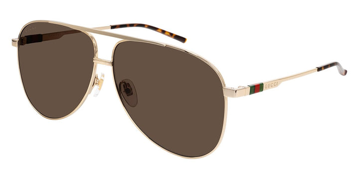 Gucci GG1677S Gold Aviator Sunglasses