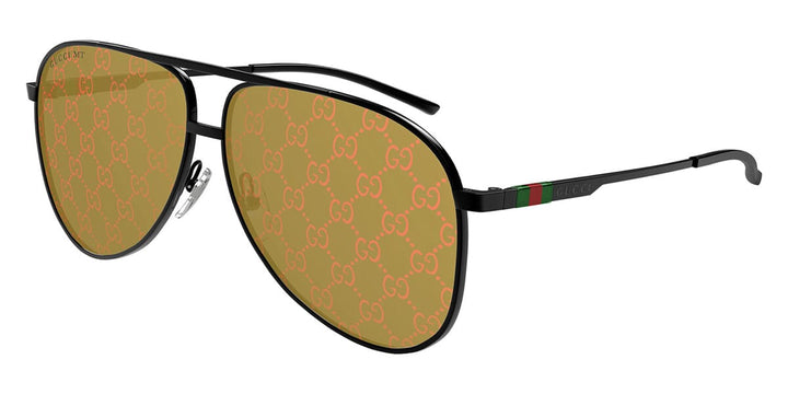 Gucci GG1220S Gafas de sol de aviador con monograma verde