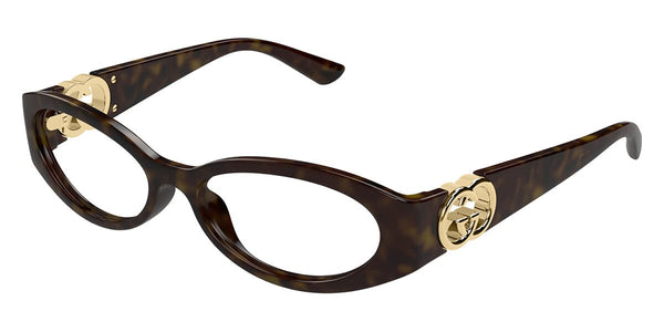 Gucci GG1693O Slim Frames in Havana Brown
