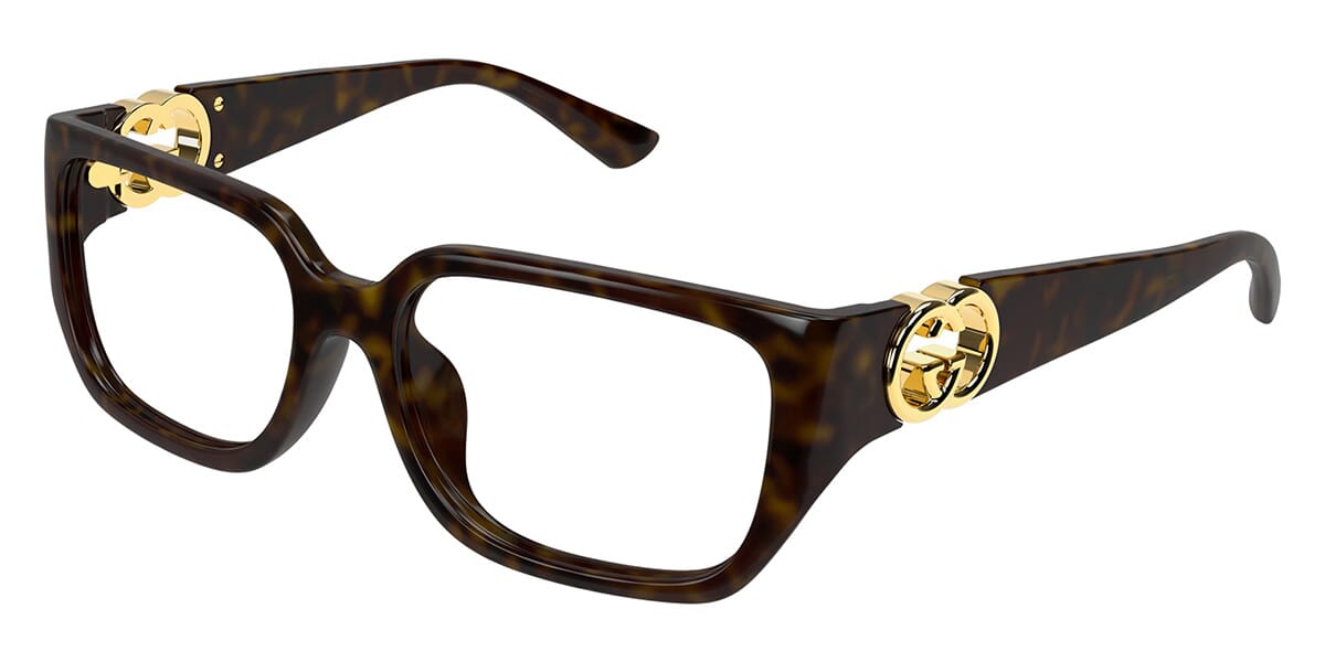 Gucci GG1694OA Square Frames in Havana Brown Designer Daydream