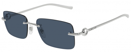 Gucci GG1703S Rimless Sunglasses in Silver