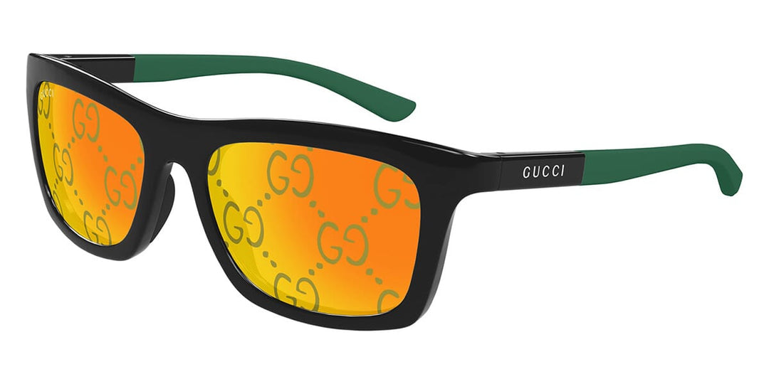 Gucci GG1735S Mirror Wrap Sunglasses in Black – Designer Daydream