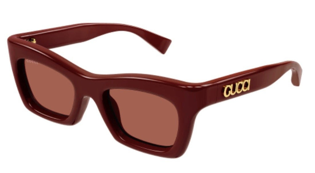 Gucci GG1773SA Cat Eye Sunglasses in Burgundy – Designer  display picture 1