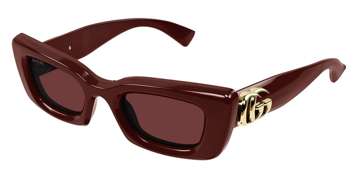 Gucci GG1827S Thick Rim Cat Eye Sunglasses in Red