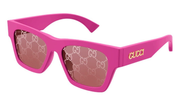 Gucci GG1835S Pink Monogram Mirror Sunglasses